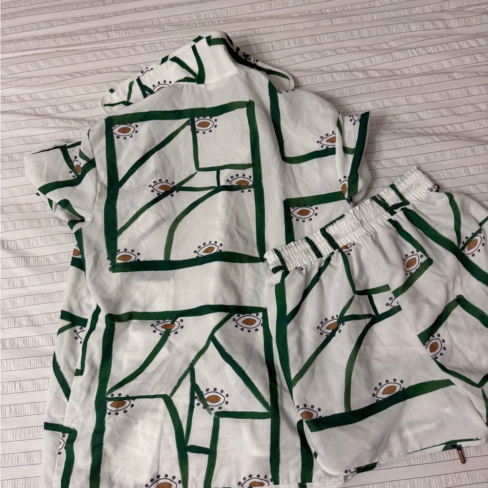Commense Green and off white set - Picture 8 of 8